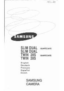Samsung AF-Slim Dual manual. Camera Instructions.